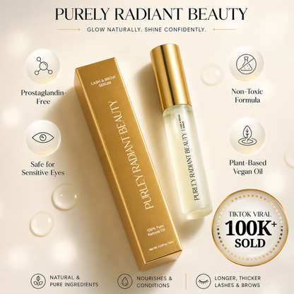 Purely Radiant Beauty + QCQX Eyebrow Serum Kit